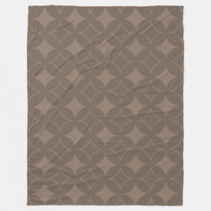 Taupe shippo fleece blanket