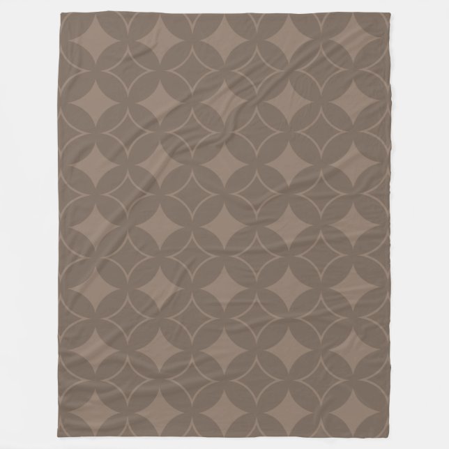 Taupe shippo fleece blanket (Front)