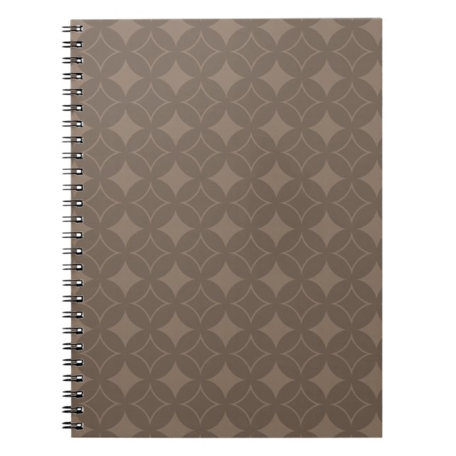 Taupe shippo spiral notebook (Front)