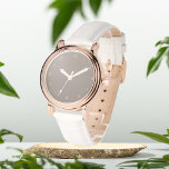 Taupe silver stylish eWatch Watch<br><div class="desc">Gift for her,  taupe silver wrist watch</div>
