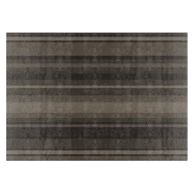 Taupe stripes cutting board (Front)