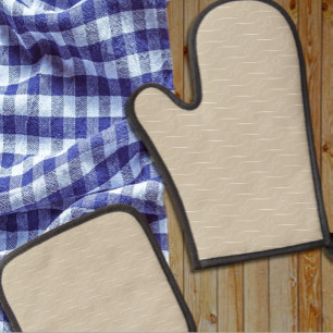 Taupe Swirls Oven Mitt & Pot Holder Set