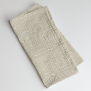 Taupe Swirls Tea Towel