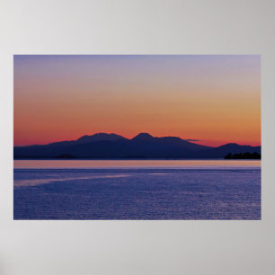 Taupo Sunset Poster