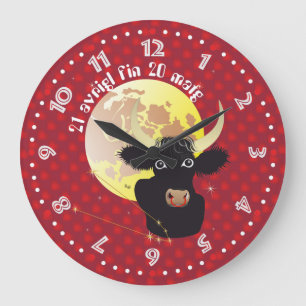 Taur 21 avrigl fin 20 matg ura large clock
