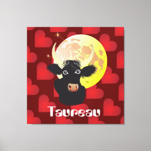 Taureau 21 avril au 20 mai Impression sur toile Canvas Print