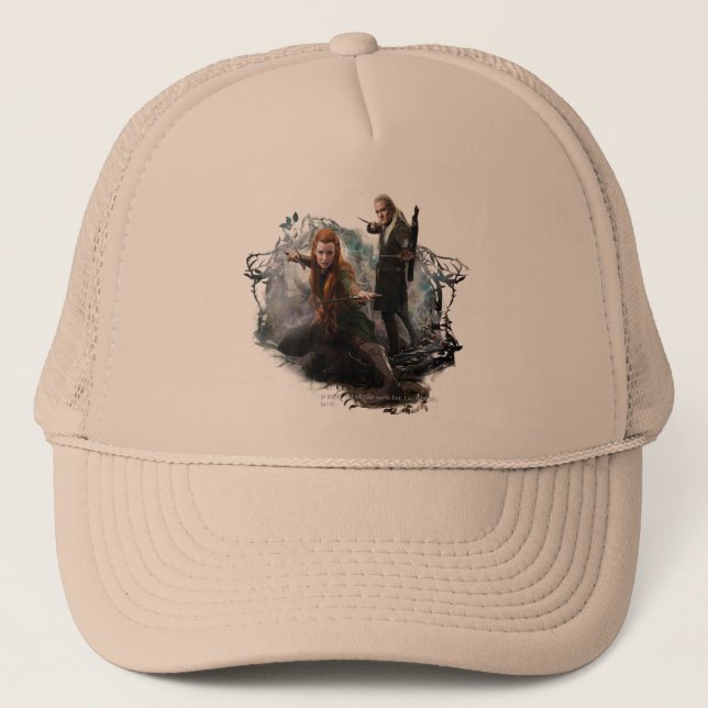 TAURIEL™ and LEGOLAS GREENLEAF™ Graphic Trucker Hat (Front)