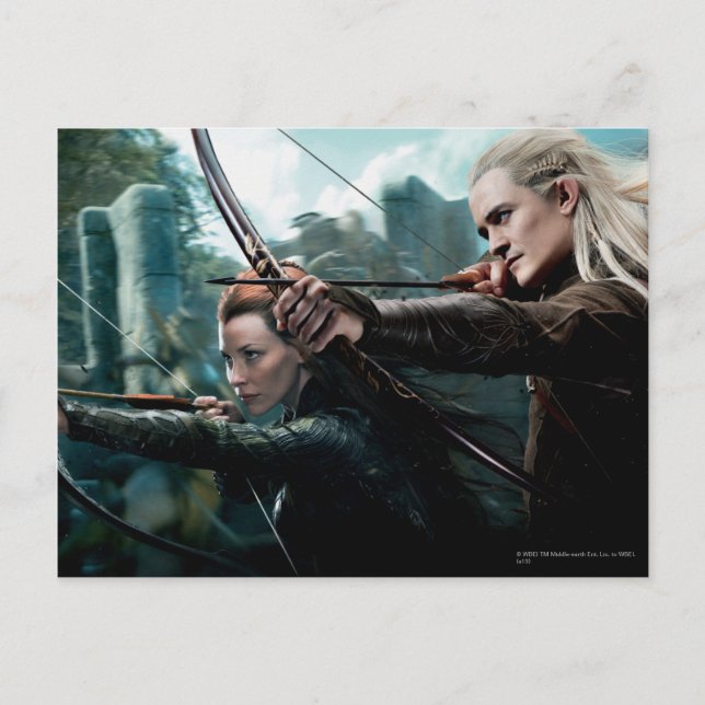 TAURIEL™ and LEGOLAS GREENLEAF™ Movie Poster Postcard (Front)