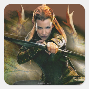 TAURIEL™ Drawing Bow Square Sticker