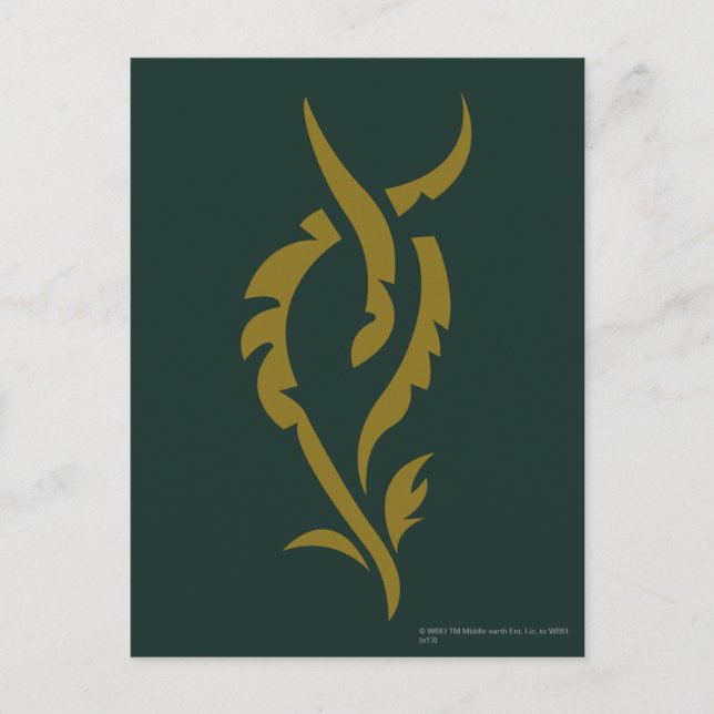 TAURIEL™ Floral Symbol Postcard (Front)