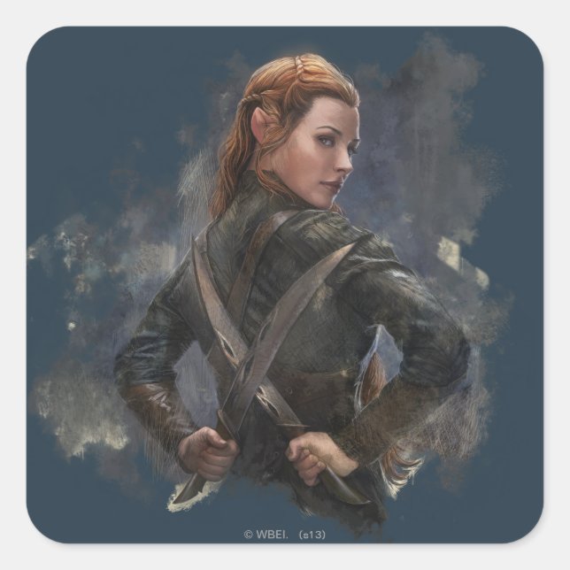 TAURIEL™ Sketch Square Sticker (Front)