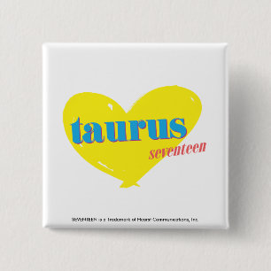 Taurus 3 15 cm square badge