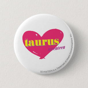 Taurus 6 Cm Round Badge