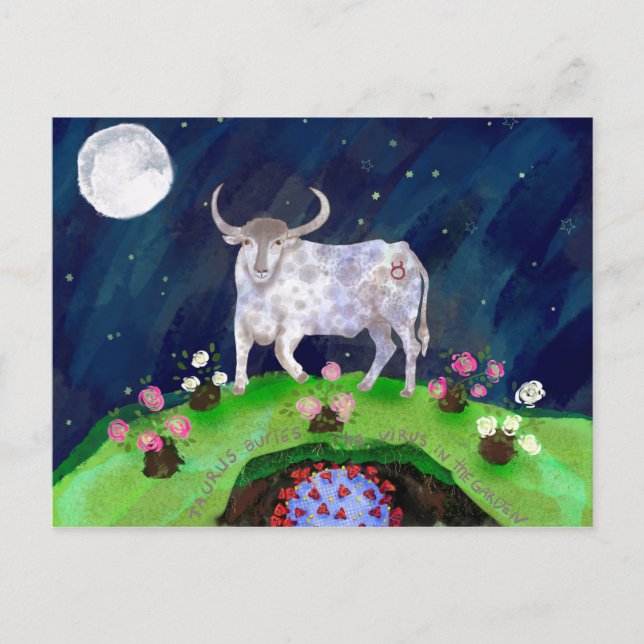 Taurus and the Virus Postcard (Front)