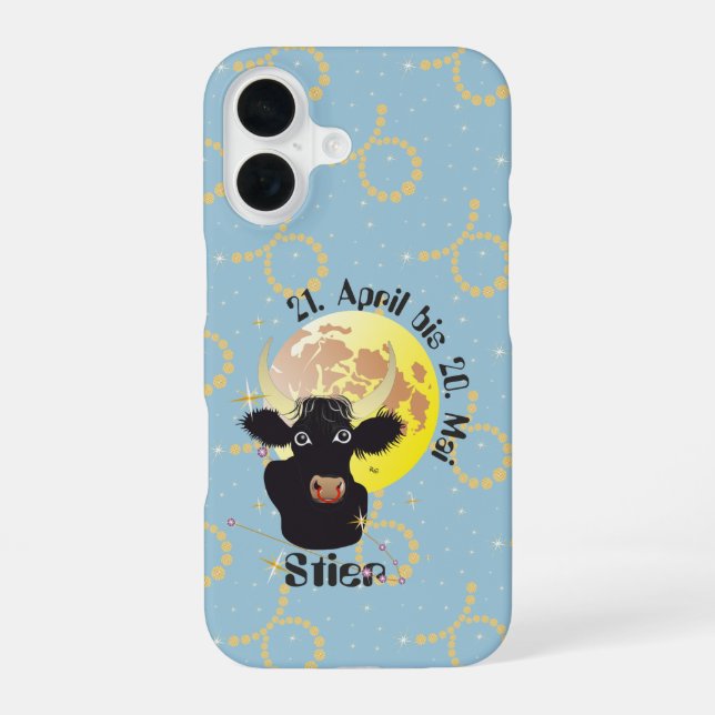 Taurus April 21 to May 20 iPhone Cases (Back)