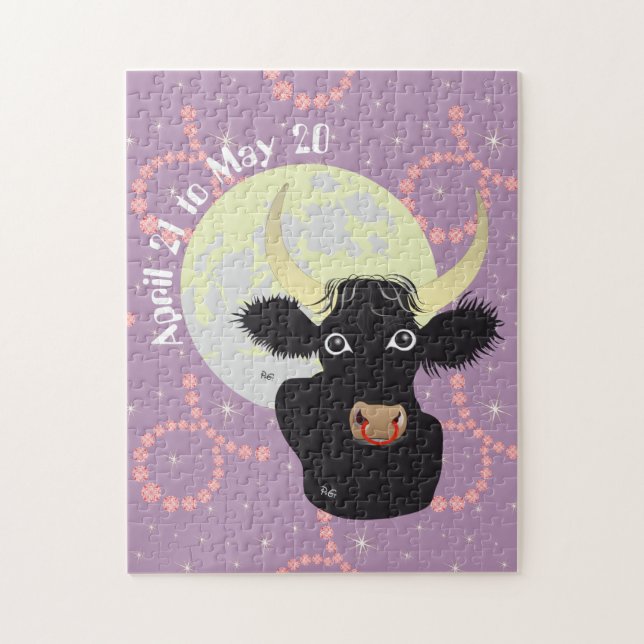 Taurus April 21 to May 20 Puzzle (Vertical)