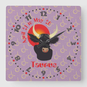 Taurus April 21 to May 20 Wall Clocks