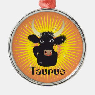Taurus April 21 tons May 20 ornamentation Metal Tree Decoration