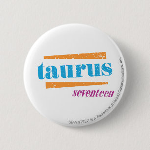Taurus Aqua 6 Cm Round Badge