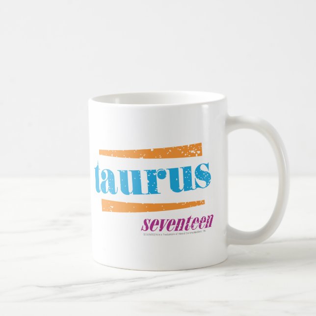 Taurus Aqua Coffee Mug (Right)