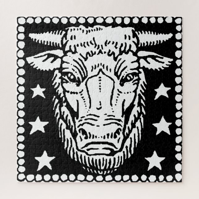 Taurus Astrology Horoscope Zodiac Sign Jigsaw Puzzle (Vertical)