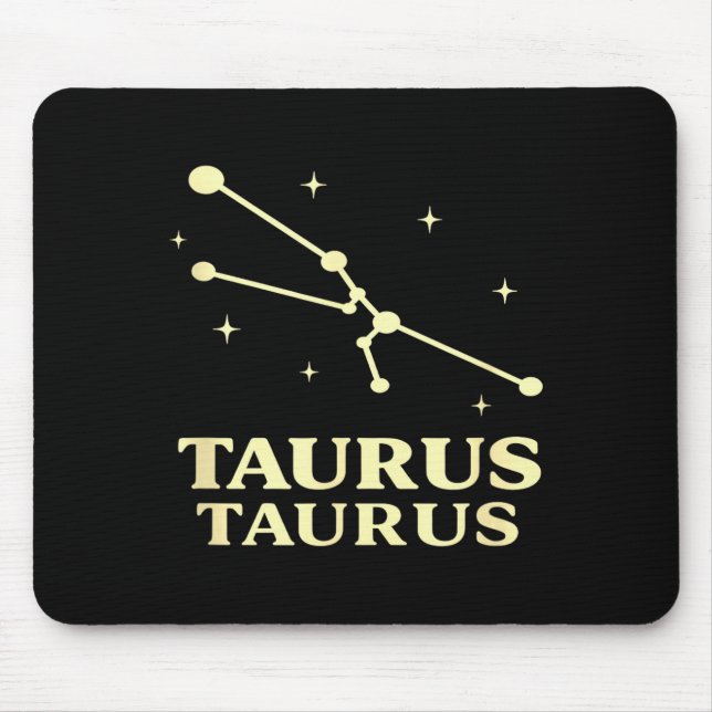 Taurus astrology star sign constellation zodiac  mouse pad (Front)