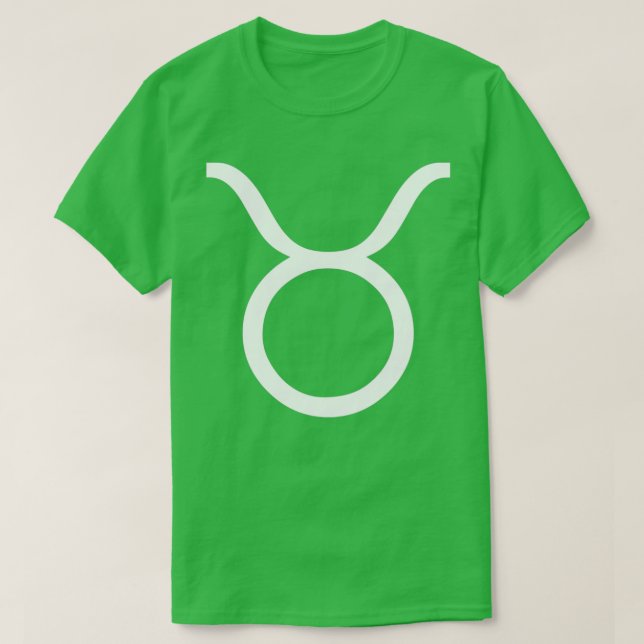 Taurus astrology T-Shirt (Design Front)
