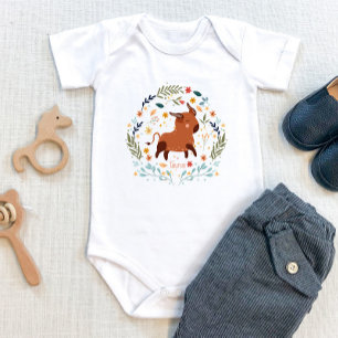 Taurus Baby - Adorable & Stubborn - Zodiac Apparel Baby Bodysuit