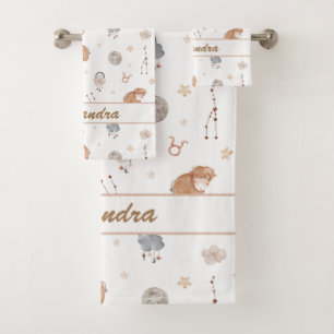 Taurus Baby Cosy & Durable for Little Bulls Bath Towel Set