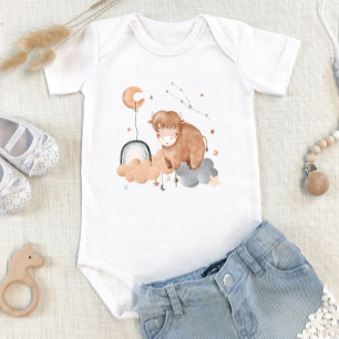 Taurus Baby: Tiny Bull's Celestial Personalised Baby Bodysuit