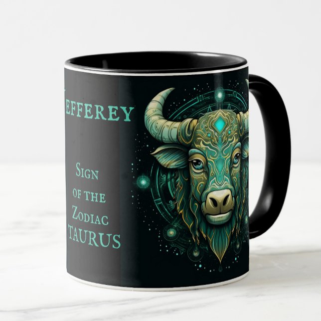 Taurus Birthday Gift Add Name Beautiful Coffee Mug (Creator Uploaded)