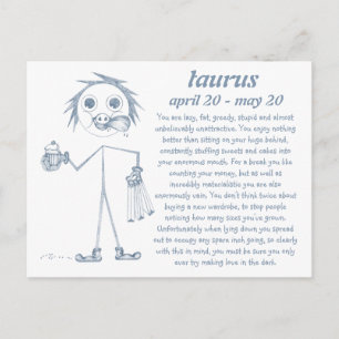 Taurus [ - BitchScope - ] Postcard