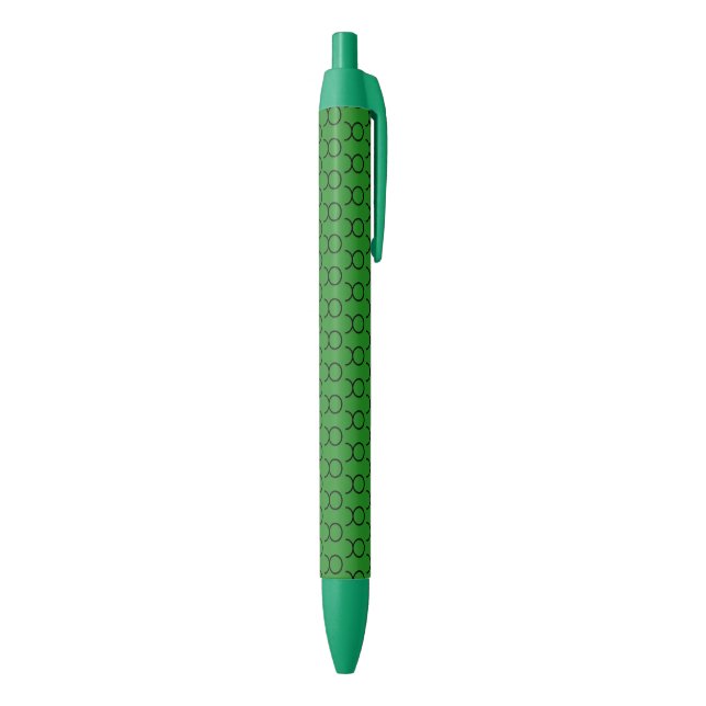Taurus Black Ink Pen (Bottom (Vertical))