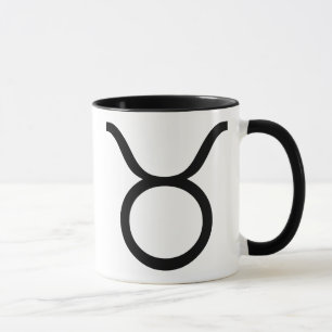 taurus black mug
