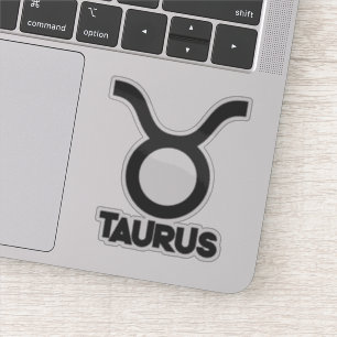 Taurus Bold Zodiac Sign Horoscope Custom Text