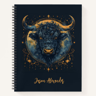 Taurus Bull School Notebook Toro Taurus Zodiac