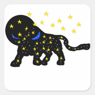 Taurus Bull Sticker Gift for Her – Modern Zodiac 