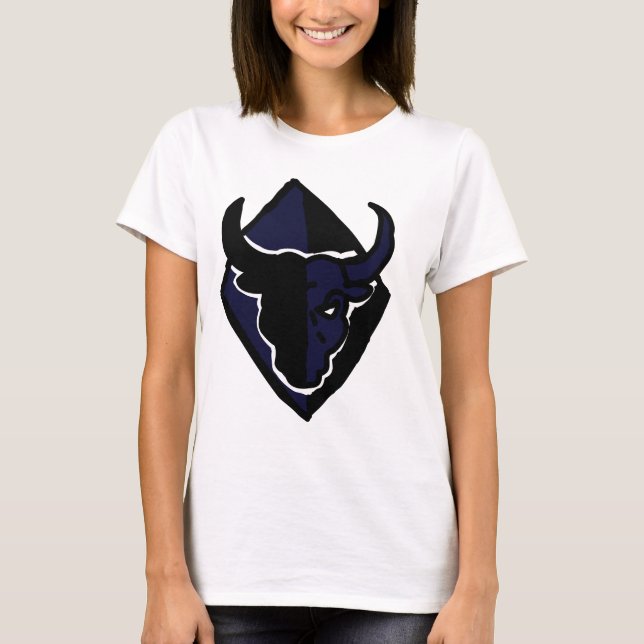 Taurus Bull Zodiac T‑Shirt – Minimal Astrology  T-Shirt (Front)