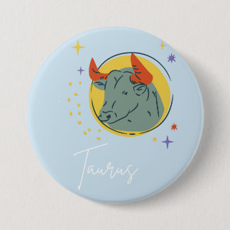 Taurus button badge 