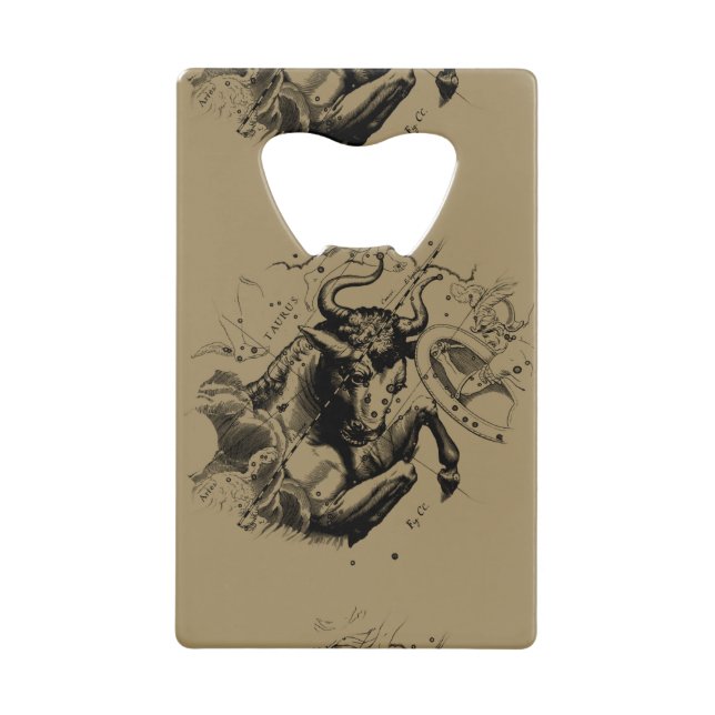 Taurus Constellation Map by Hevelius circa 1690 (Front)