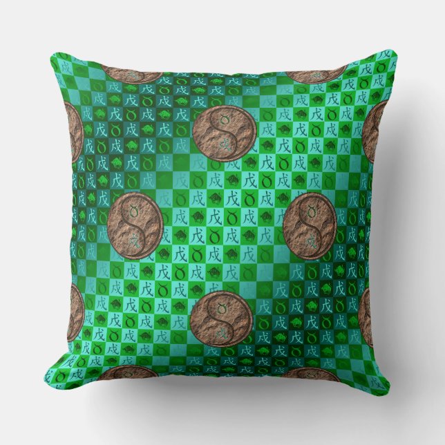 Taurus & Earth Dog Cushion (Front)