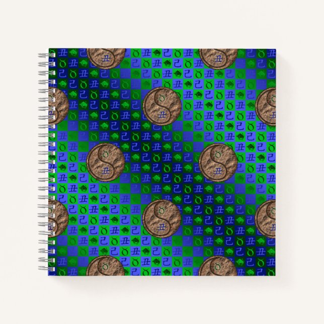 Taurus & Earth Ox Notebook (Front)