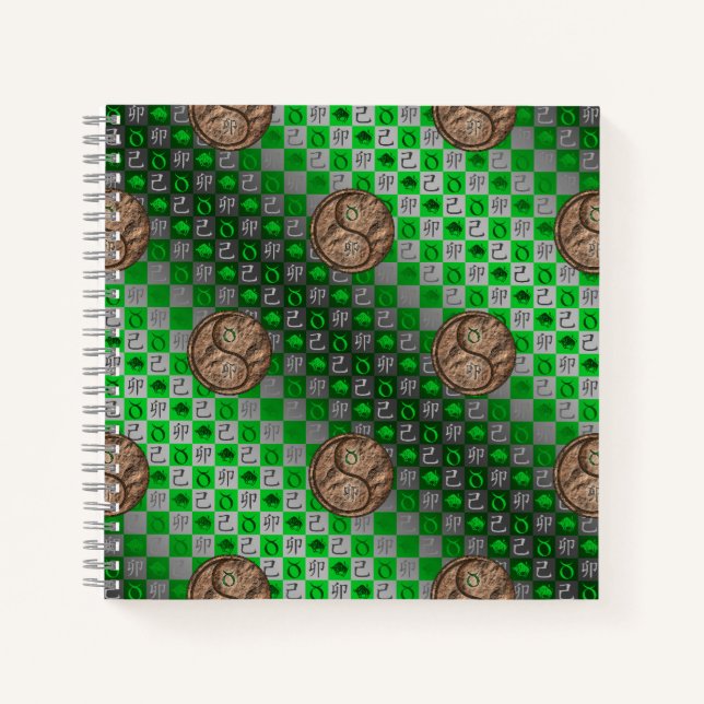 Taurus & Earth Rabbit Notebook (Front)