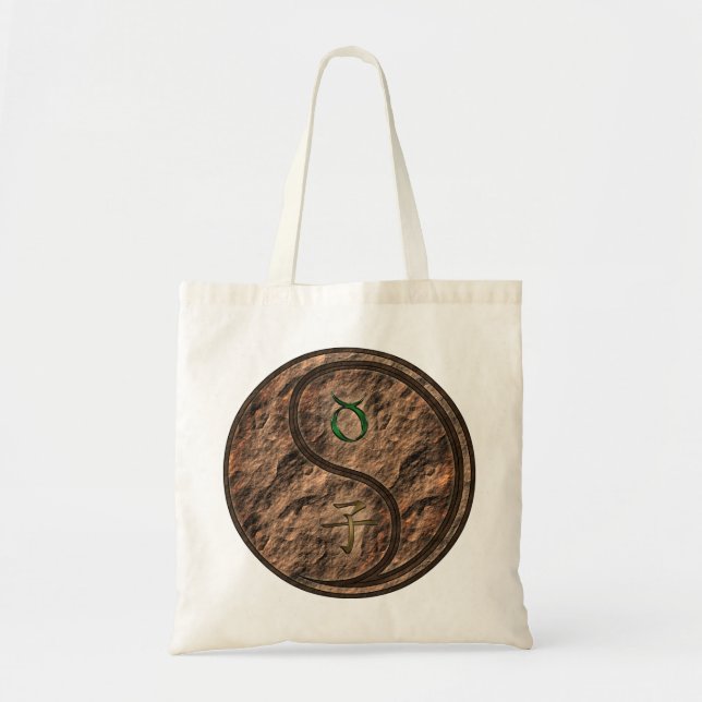 Taurus & Earth Rat Tote Bag (Front)