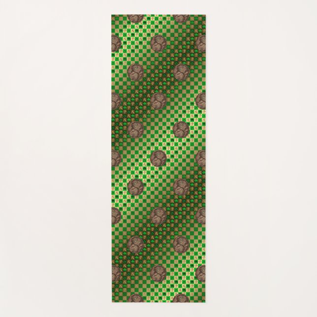 Taurus & Earth Rat Yoga Mat (Front)