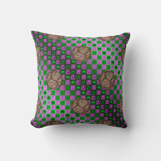 Taurus & Earth Rooster Cushion (Front)
