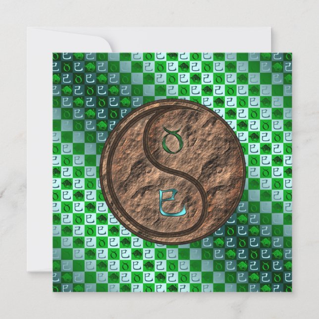 Taurus & Earth Snake Card (Front)