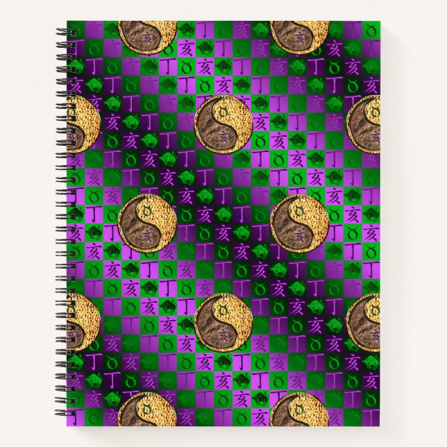 Taurus & Fire Boar Notebook (Front)