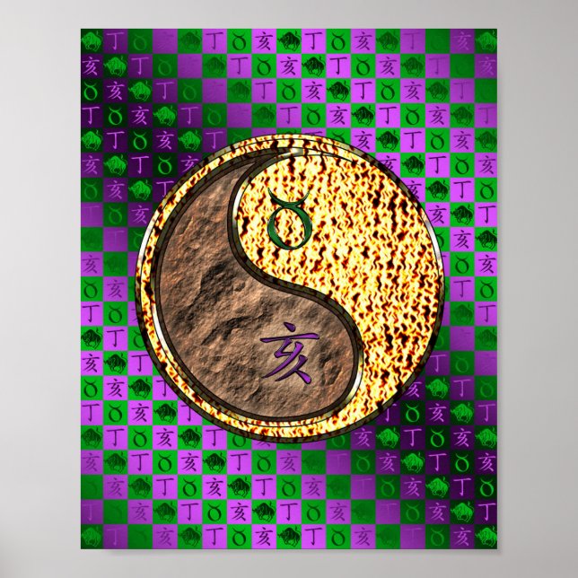 Taurus & Fire Boar Poster (Front)