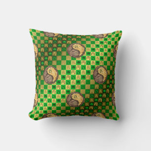 Taurus & Fire Dragon Cushion